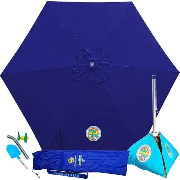 BeachBub All-in-One Beach Umbrella System with ULTRA Base