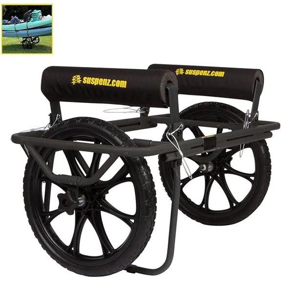 Suspenz All-Terrain Kayak Canoe Transport Cart