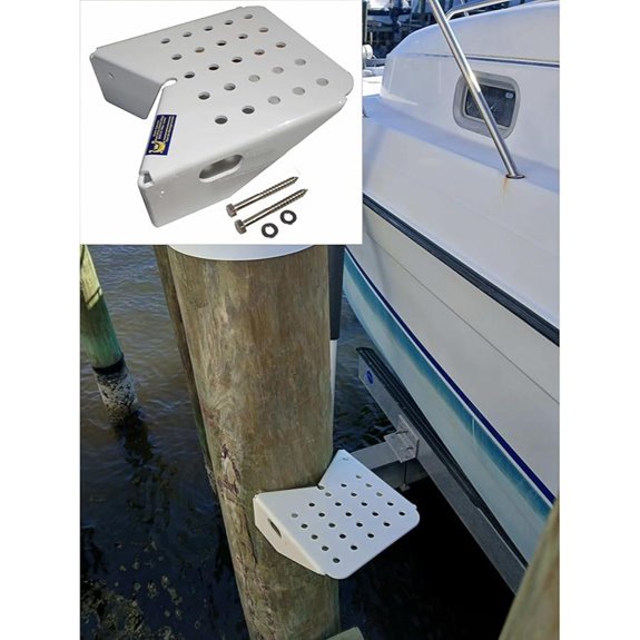 Boat Dock Single-Step Aluminum Platform