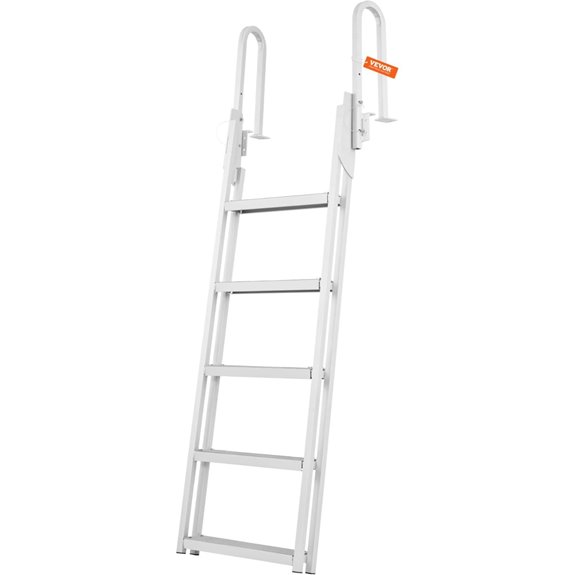 VEVOR Aluminum Dock Ladder with 5 Steps