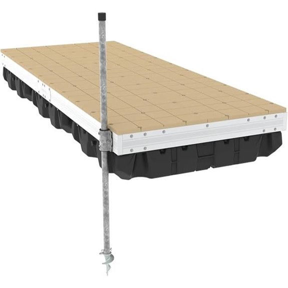 PlayStar Aluminum Floating Dock Kit with Resin Top