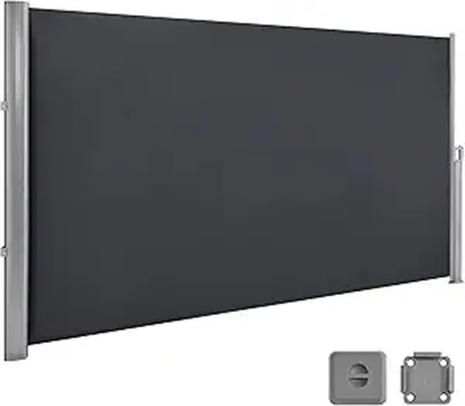 MCombo 78 x 138 Aluminum Retractable Sunshade