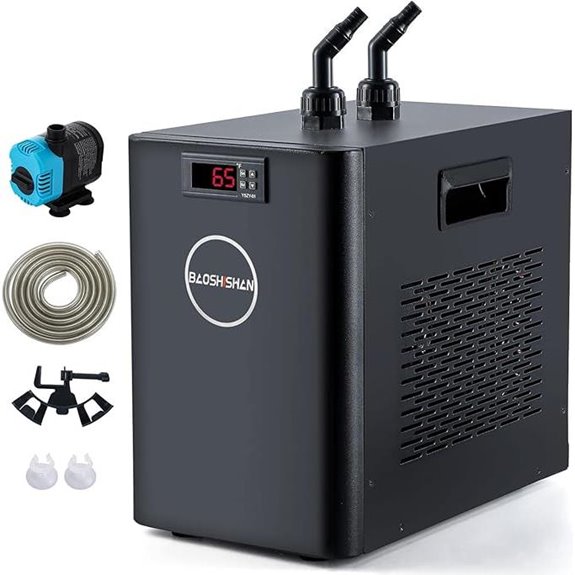 BAOSHISHAN Aquarium Chiller for Fish Tanks and Hydroponics