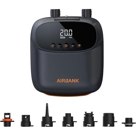 AIRBANK Electric SUP Pump with Auto-Off and Dual-Stage Inflation
