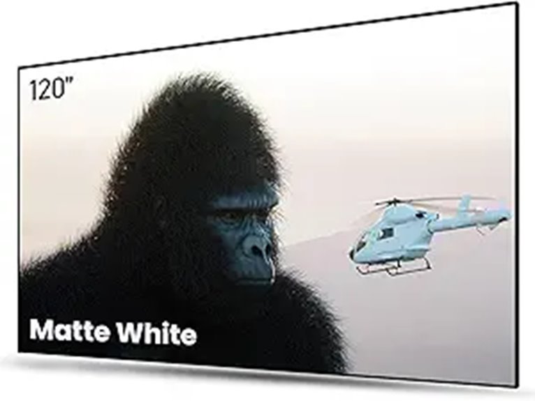 AWOL VISION 120 Fixed Frame 4K/8K Projector Screen