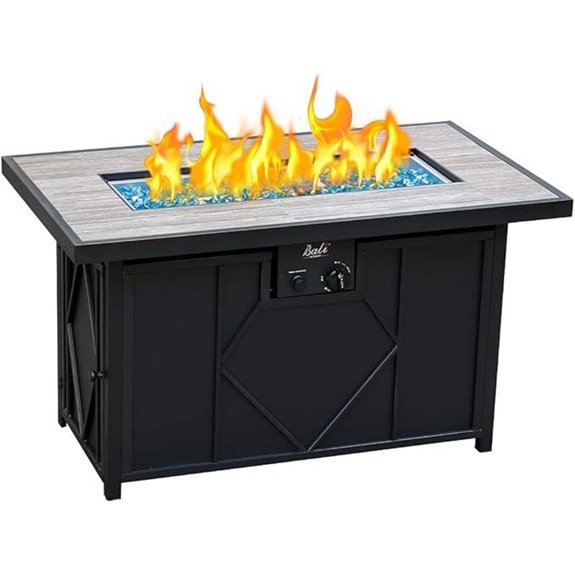 BALI OUTDOORS Propane Fire Pit Table 42In 60,000 BTU