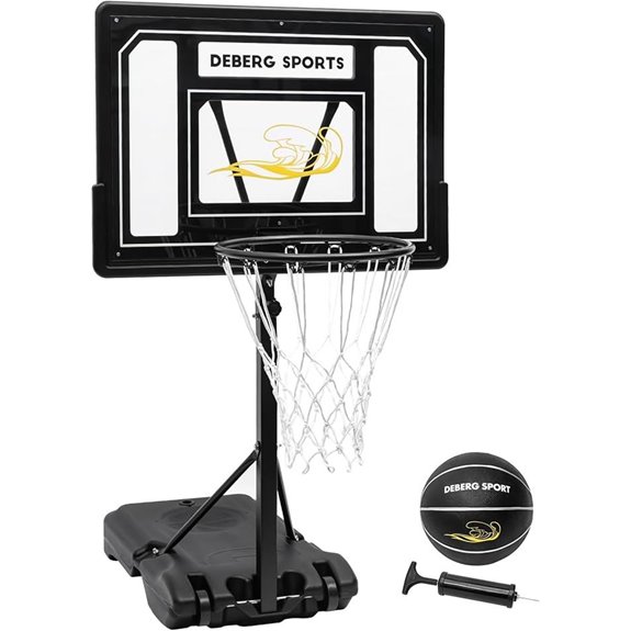 Deberg Pool Basketball Hoop Set with Accessories