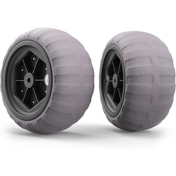 Bonnlo 16 Balloon Wheels for Beach Carts (2 Pack)