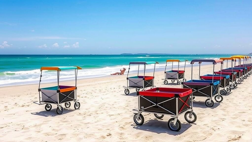 beach cart selection criteria