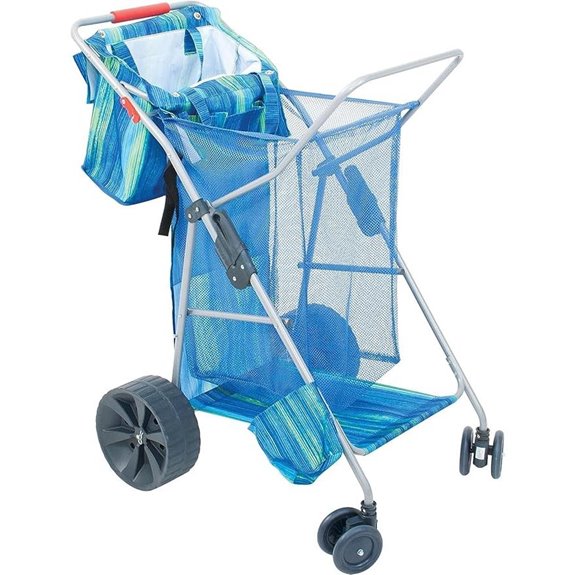 Rio Beach Wonder Wheeler Deluxe Foldable Cart