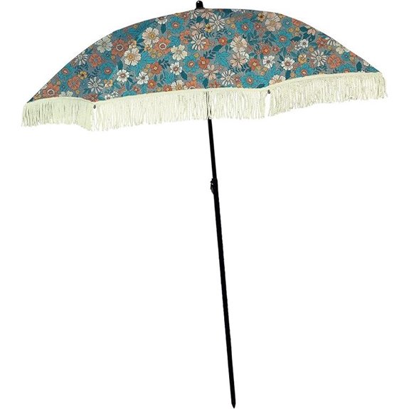 beach umbrella with sand anchor