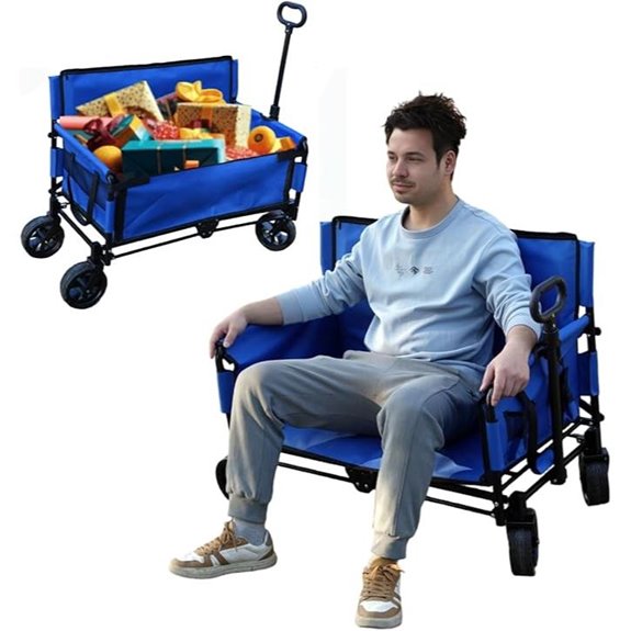 Beach Wagon Chair & Sofa with Big Wheels