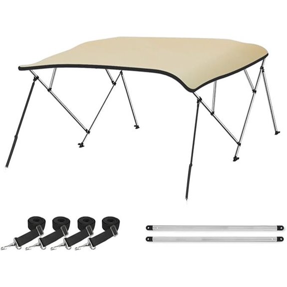 Naviskin Bimini Top Cover with Hardware and Storage
