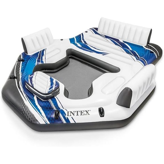 Intex Blue Tropic Inflatable Pool Raft with Cooler