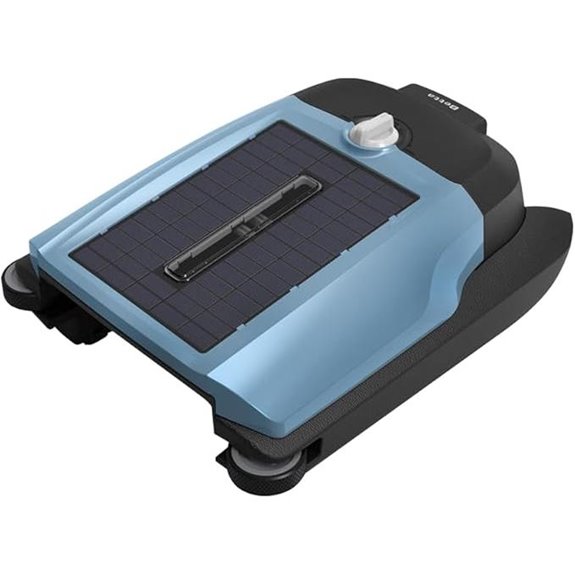 blue solar robotic pool skimmer