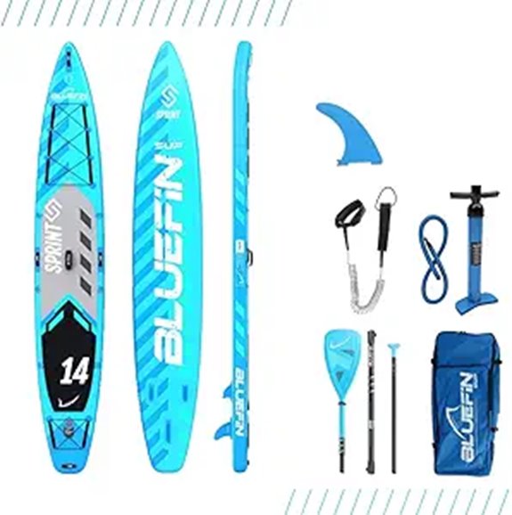 Bluefin 14' Inflatable Paddle Board with Accessories