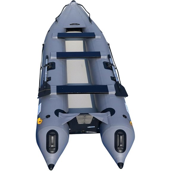 BRIS 14.1ft Inflatable Kayak Canoe for 3 People