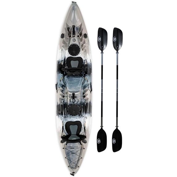 Brooklyn 12.5 Tandem Fishing Kayak with Accessories