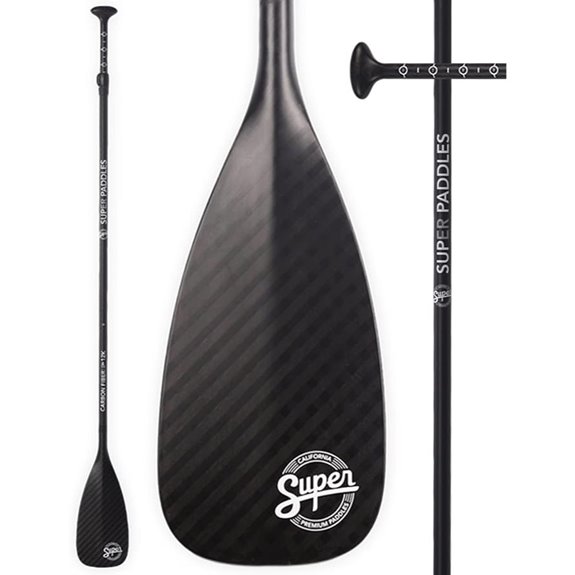 SUP Paddle with Carbon Fiber & Fiberglass Blades