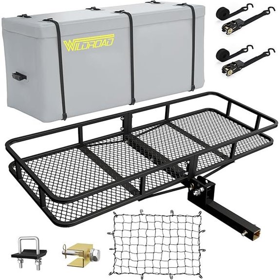 Wildroad Hitch Cargo Carrier with Bag and Straps