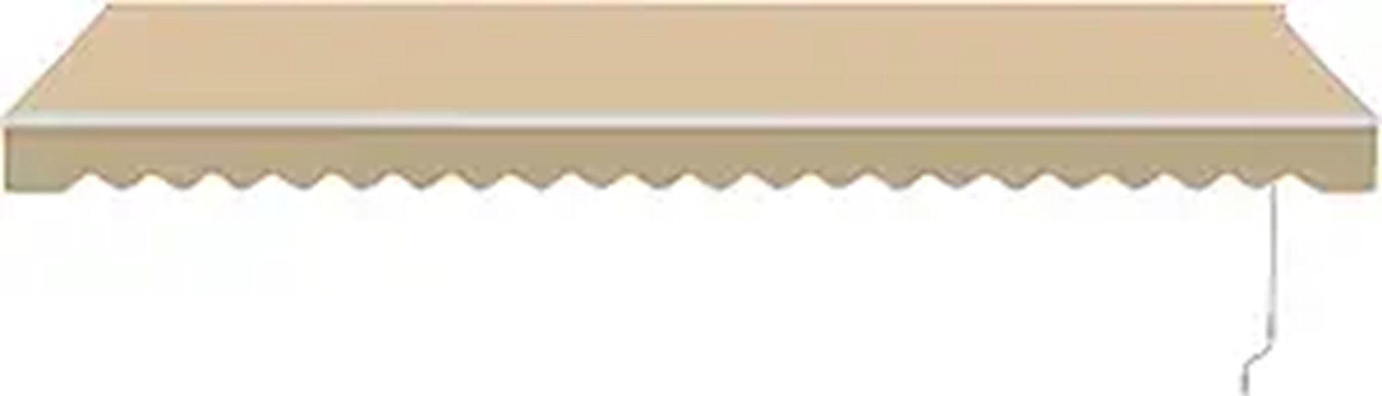 Aleko 20x10 ft Caribbean Style Electric Awning