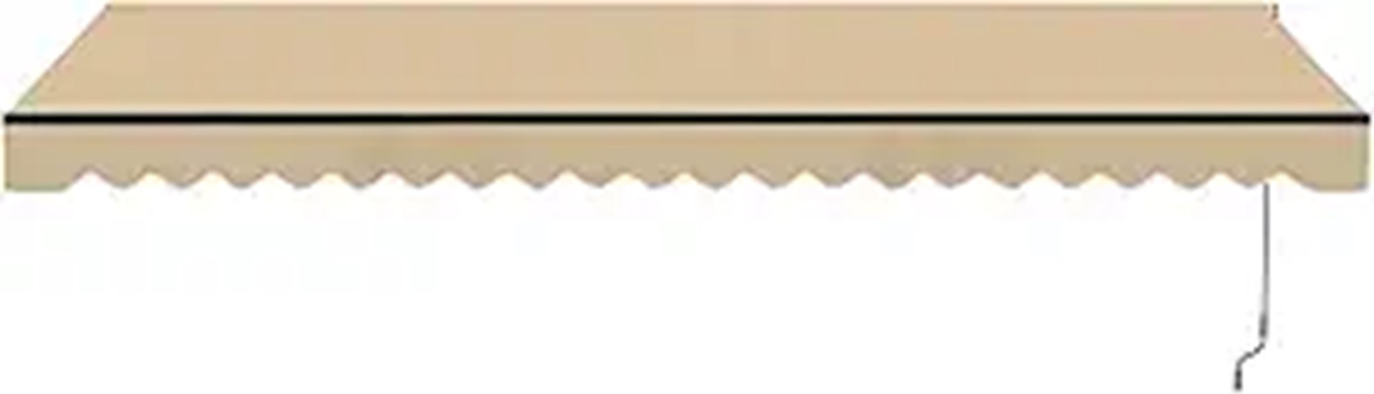 Aleko 20x10 ft Caribbean Style Electric Awning