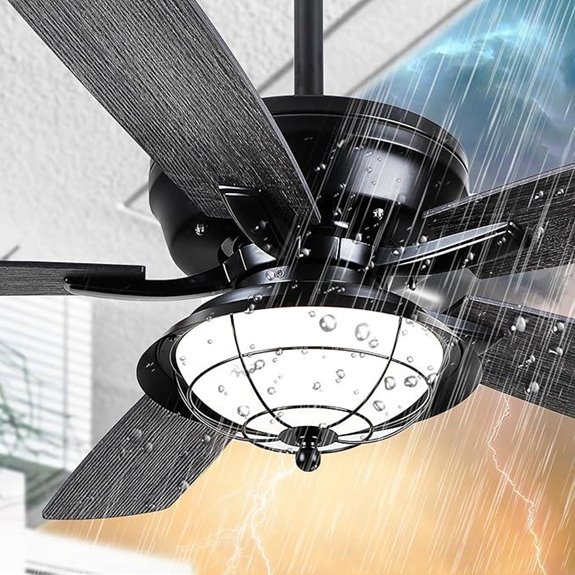 Asyko 52 Ceiling Fan with Lights and Remote
