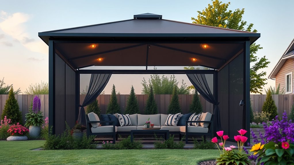choosing durable portable screened gazebo