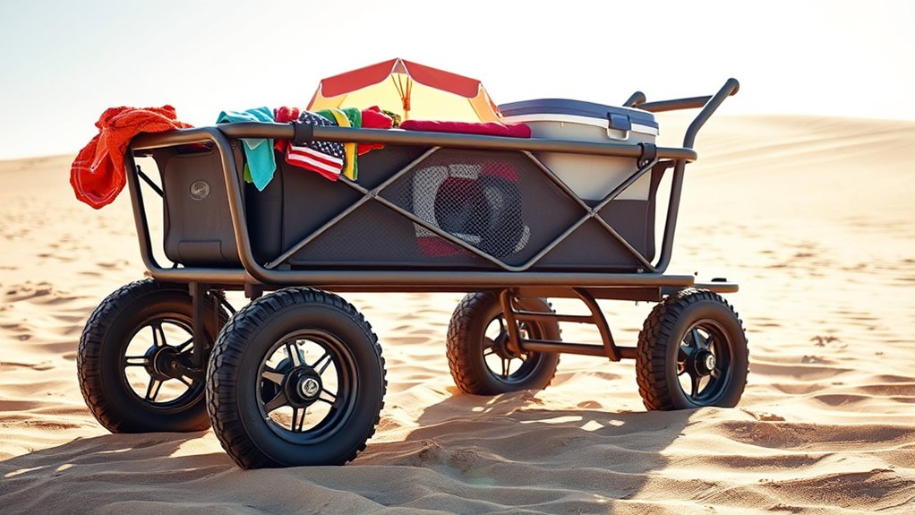 choosing durable practical beach carts