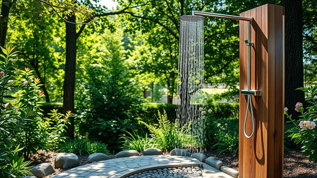 choosing the best outdoor shower