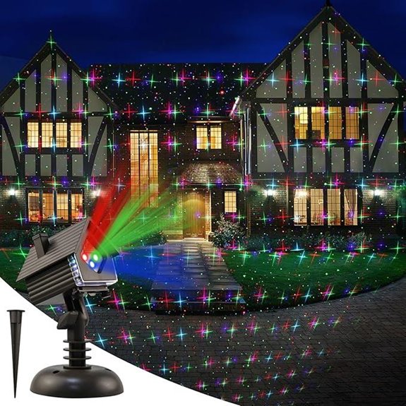 christmas laser projector light