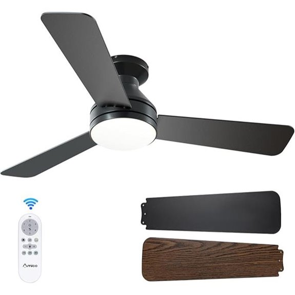 Amico 42 Low Profile Ceiling Fan with Lights