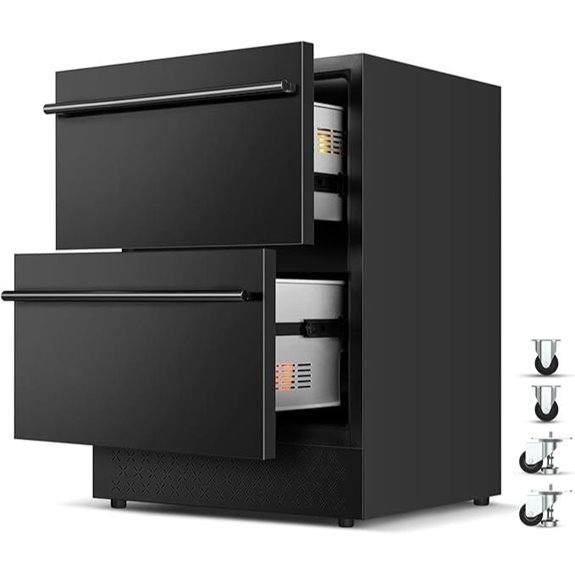 Tylza 24-Inch Under Counter Beverage Refrigerator