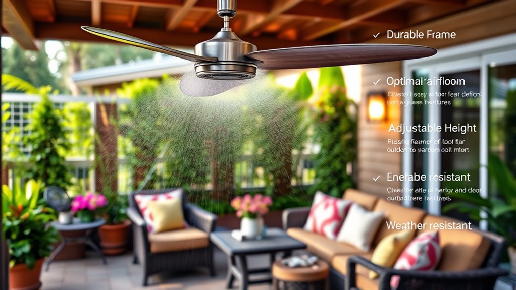 cooling range and durability