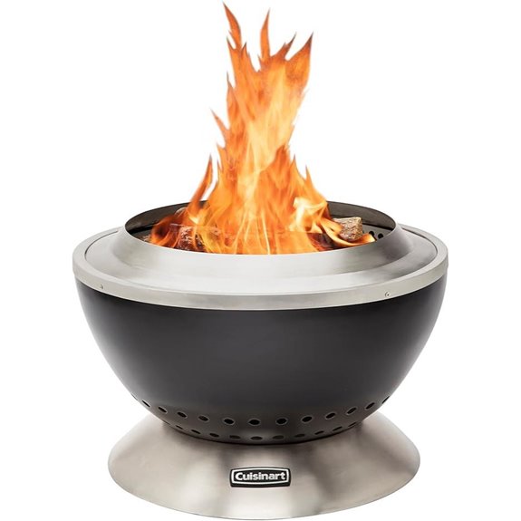 Cuisinart 24” Smokeless Fire Pit with Removable Base