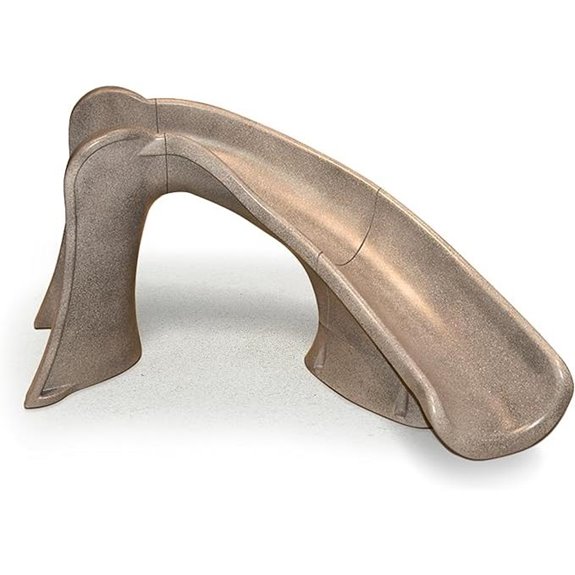 S.R.Smith 698-209-58123 Cyclone Right Curve Pool Slide Sandstone
