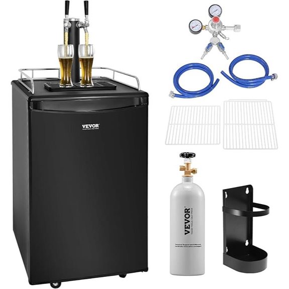 VEVOR Dual Tap Commercial Beer Kegerator