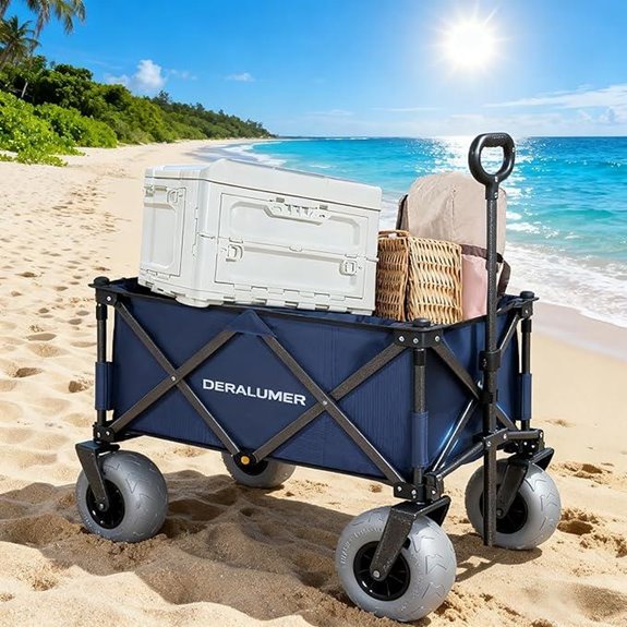 Heavy Duty Beach Wagon with Big Tires