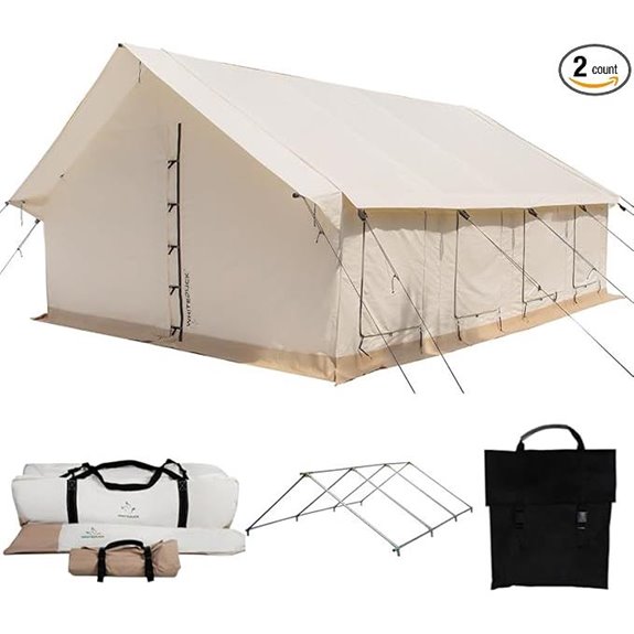 WHITEDUCK Alpha Pro Canvas Wall Tent for Camping