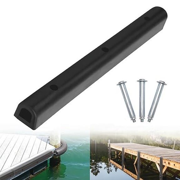 Heavy Duty Rubber Dock Bumpers for Marinas and Docks