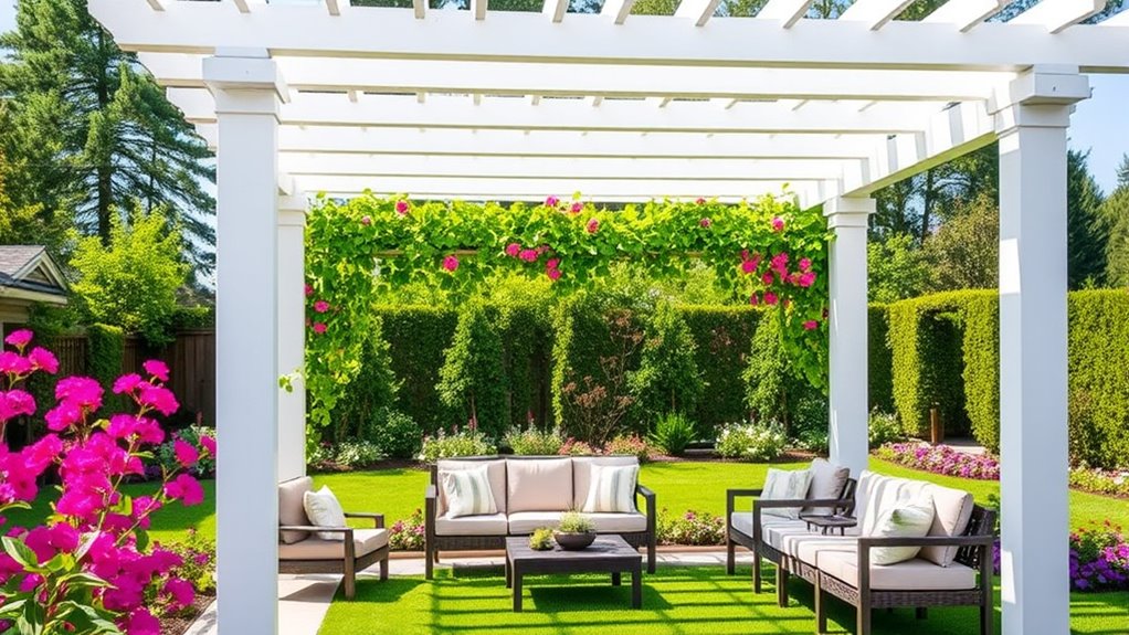 durable weather resistant outdoor pergolas