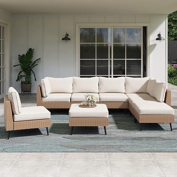 LAUSAINT HOME 8-Piece Outdoor Patio Furniture Set