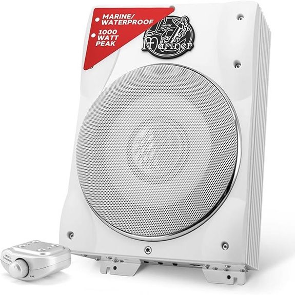 Lanzar 8 1000W Marine Waterproof Subwoofer