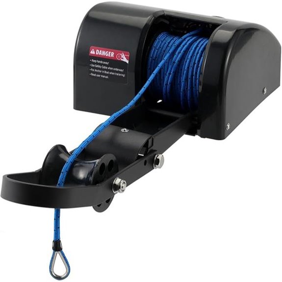 35 lbs Electric Boat Anchor Winch Kit with Remote
