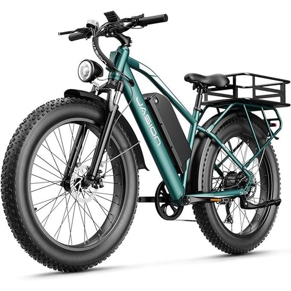 Jasion EB5 MAX Electric Mountain Bike with Fat Tires