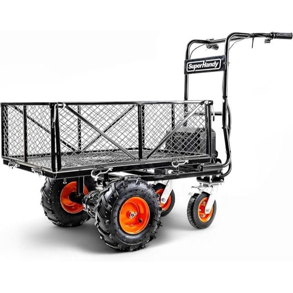 SuperHandy Electric Utility Cart with 660Lbs Capacity
