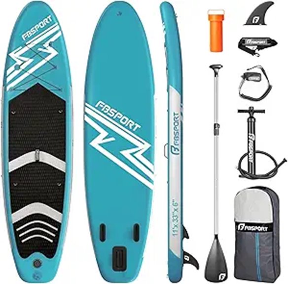 FBSPORT 11' Stand Up Paddle Board with Accessories