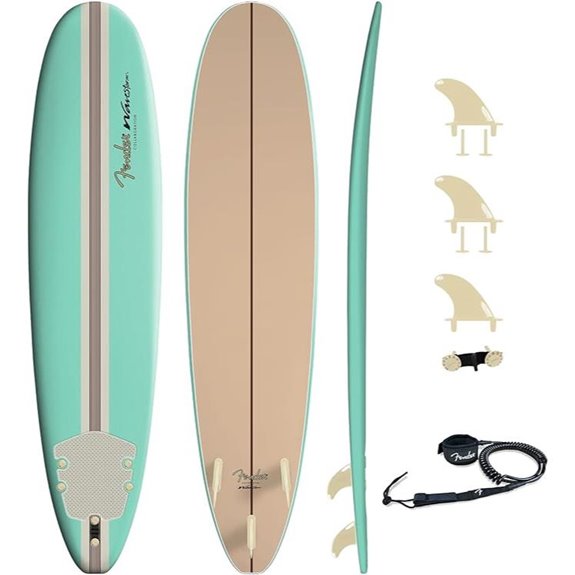 Fender x Wavestorm 8ft Surfboard with Accessories