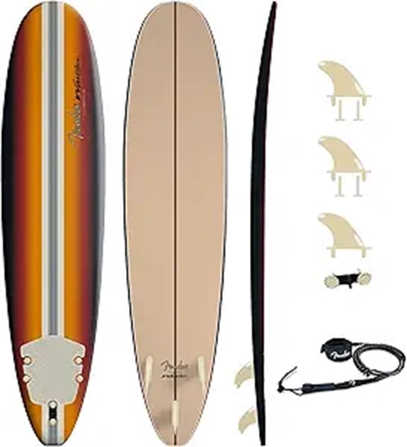 Fender x Wavestorm 8ft Surfboard with Accessories