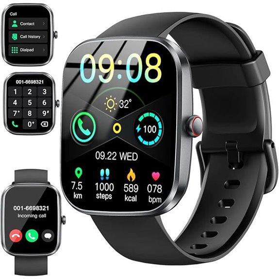 Smartwatch for Men Women with Fitness & Call Features